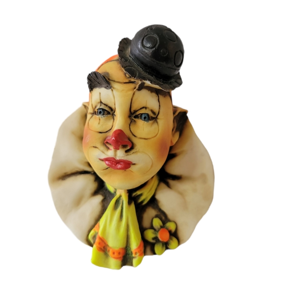 D. Esposito Clown Bust Figurine Italy